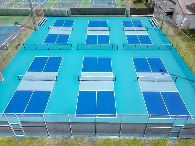 Sơn sân pickleball US OPEN LAYKOLD 12 lớp nền nhựa